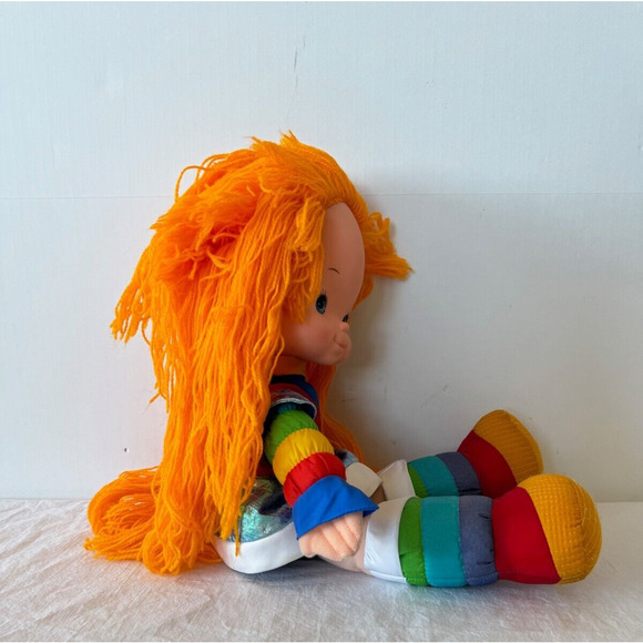 Vintage 1983 Rainbow Brite LARGE 18" Doll Plush Hallmark Mattel Toy - Picture 3 of 14